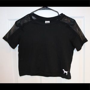 Victoria’s Secret black crop top
